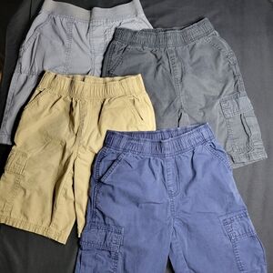 Faded Glory Cargo Shorts Blue Gray
